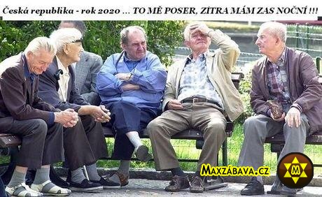 Důchodci 2020: Noční
